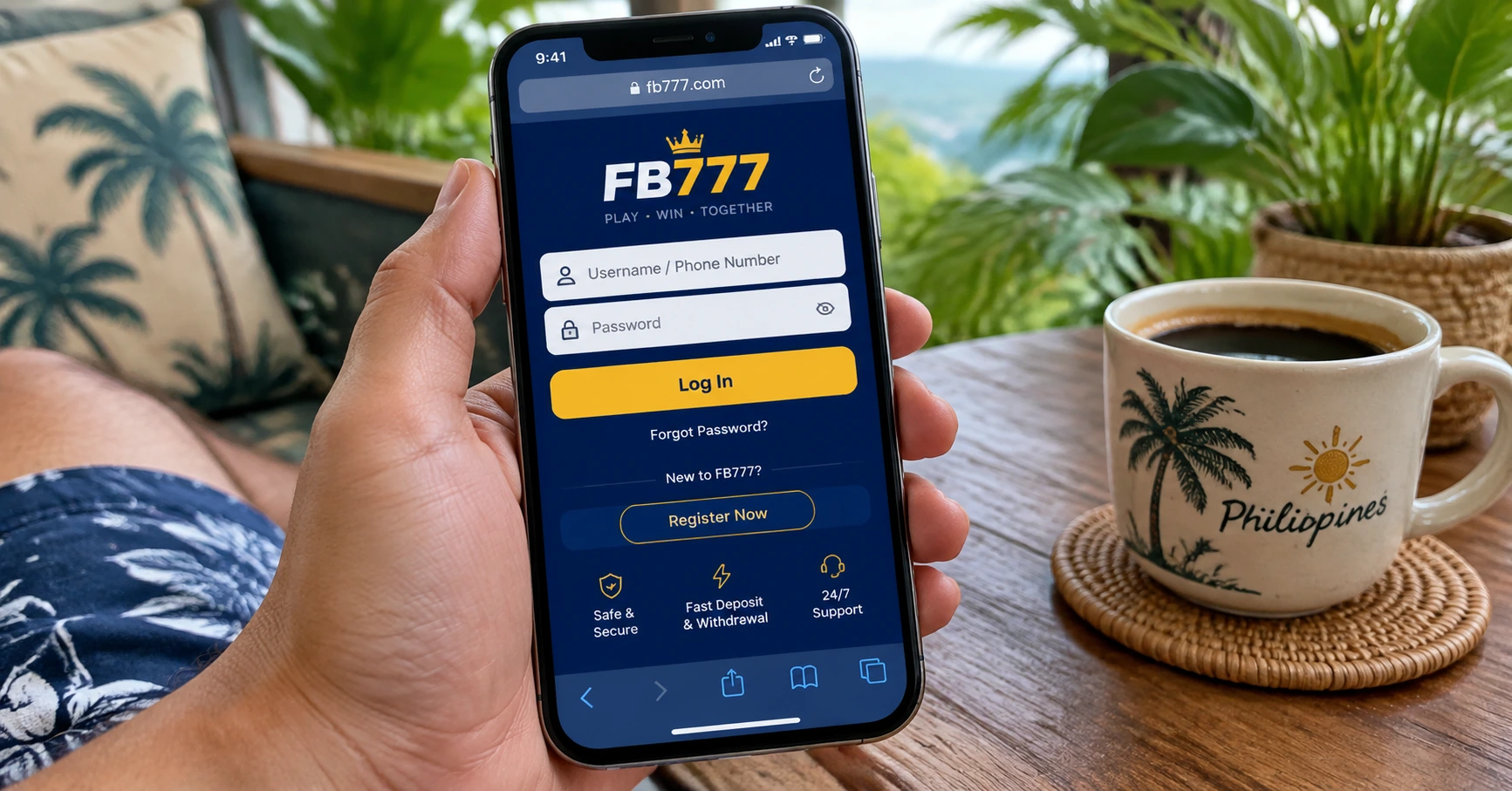 How to Easily fb777.com log in for Filipino Players - image 2